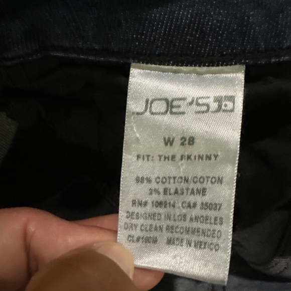 Joe’s women’s denim stretchy skinny denim blue jeans size 28 - Picture 4 of 7
